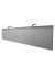 Voorpaneel metaal 120cm Aluminium
