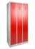 garderobekast WRC 3 in kleur rood|profeqprofessional.nl